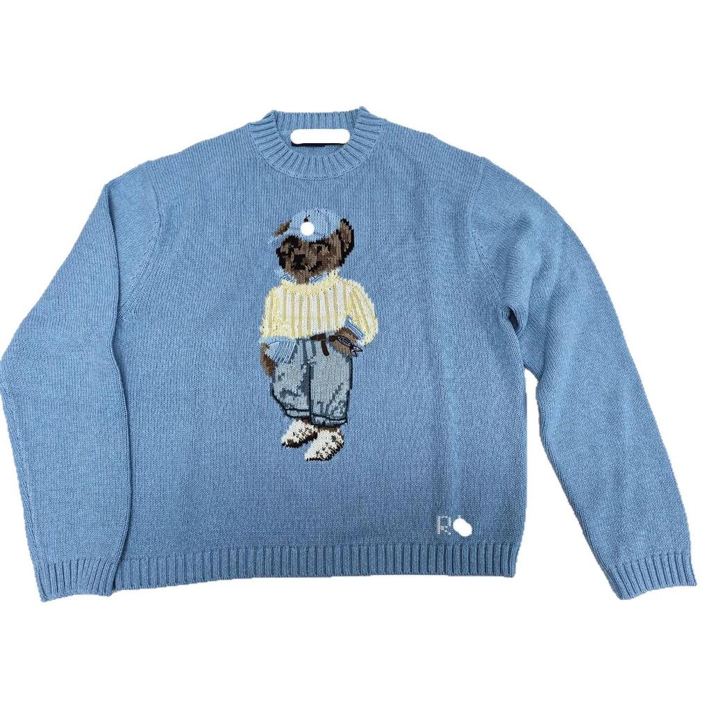 Premium Women's Cotton Heavy-Duty Little Bear Sweater for Autumn/Winter 2025