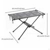 Camping Table with Hooks AllAluminum Folding Lightweight Furniture for Backpackers,