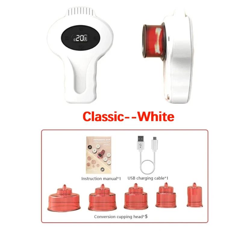 5 Cup Electric Cupping Therapy Set Separable Gua Sha Vacuum Suction Cups Anti Cellulite Magnet Scraping Fat Burner Body Massager