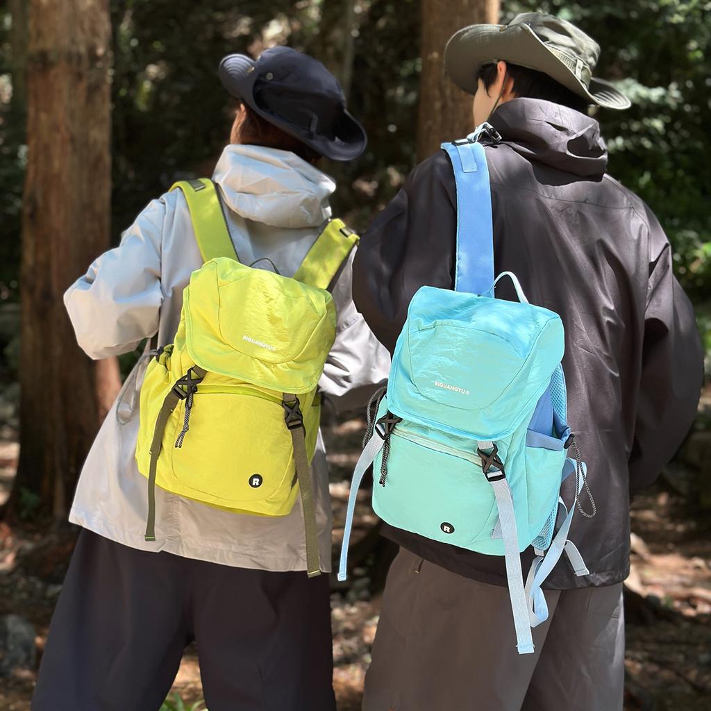 Schoolbagins style student outdoor mountaineering bag 1011 casual lightweight large capacity backpack Korean contrasting color travel backpack