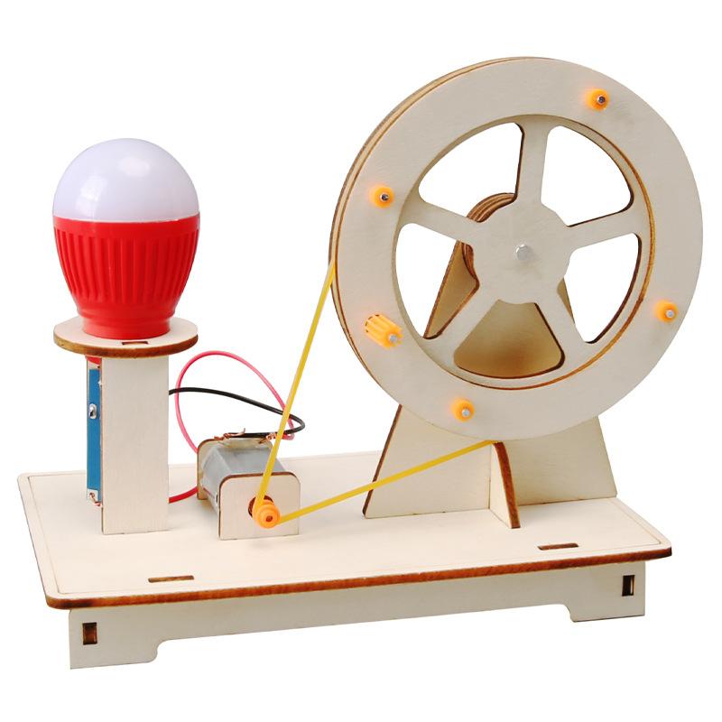 1 Satz Grundschüler Wissenschaftliches Experiment Einfacher Handgenerator Kindertechnologie Kleine Produktion Kinderhandarbeit