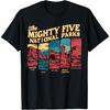 Mighty Five Big 5 National Parks Hiking Camping Vintage Utah T-Shirt