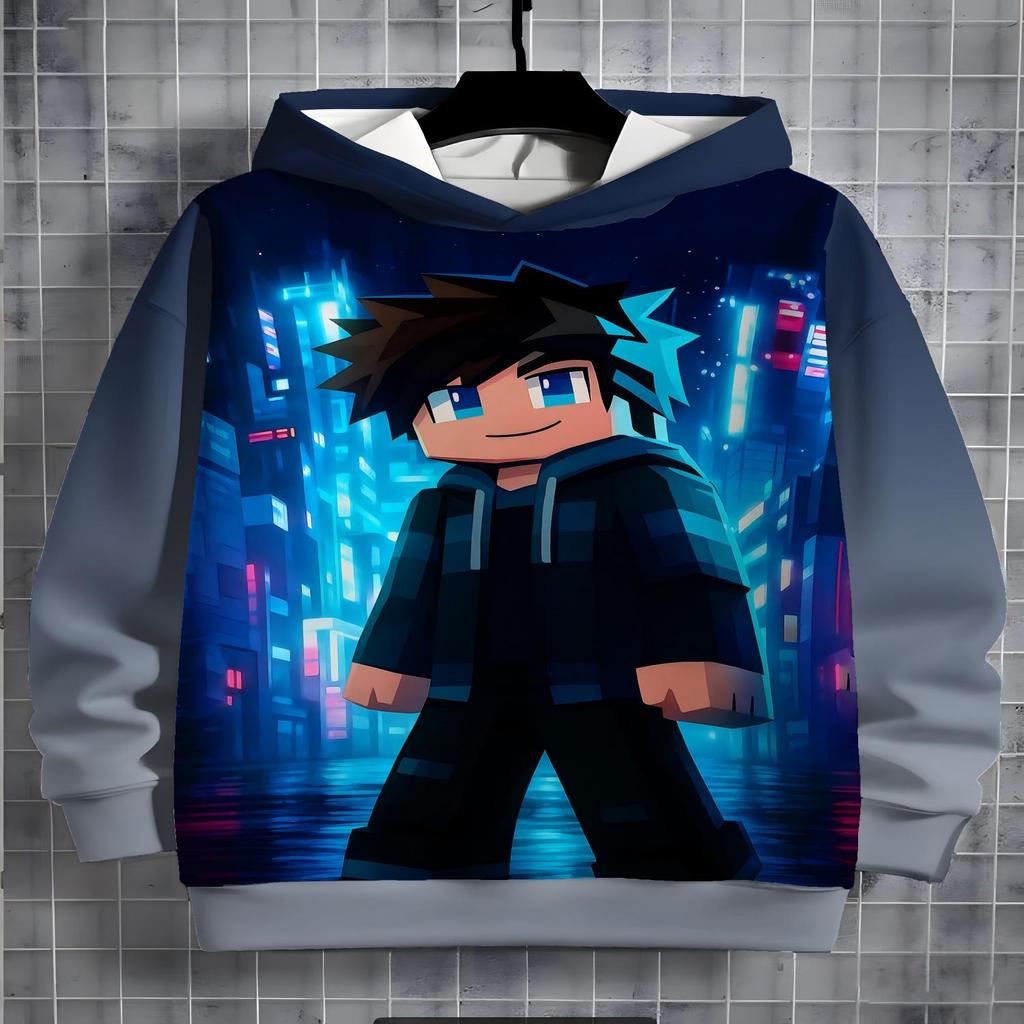 2026 Children's Hoodies 3D Printed New Men's and Women's Hoodies Casual Neutral Hoodies Children's Top Clothing