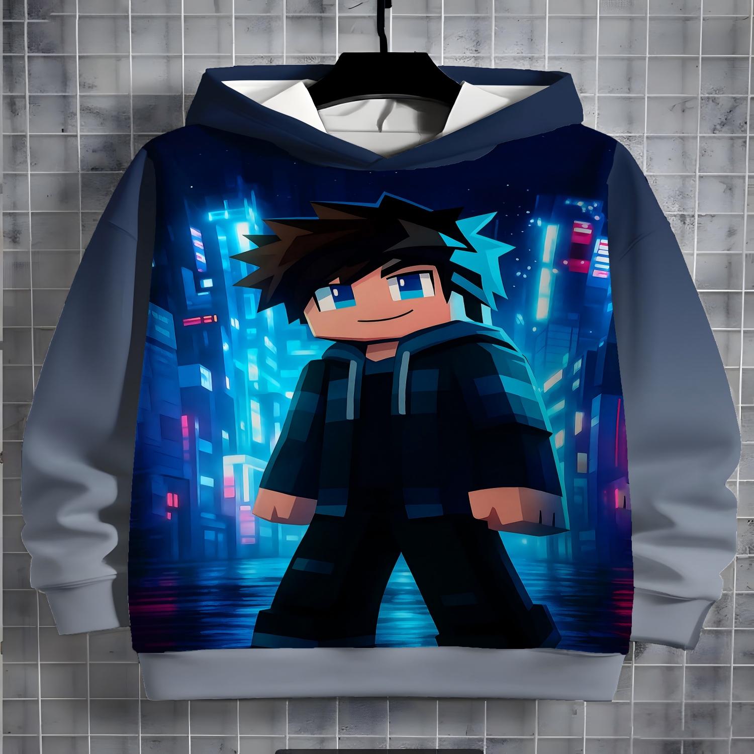 

2026 Детские толстовки с 3D-принтом Новые мужские и женские толстовки Повседневные нейтральные толстовки Детская верхняя одежда 13-14Y