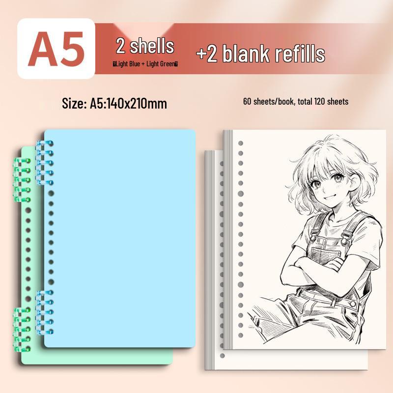 Morandi Detachable Student Sketchbook - Thick, Comfortable, Colorful Art Drawing Pad