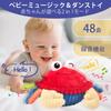 Hahaland Baby 0 Year Old Crab with Music Recording Dancing 1 Year Old Boys and Interactive Plush Baby Educational Baby Shower Birthday Gift Toy,