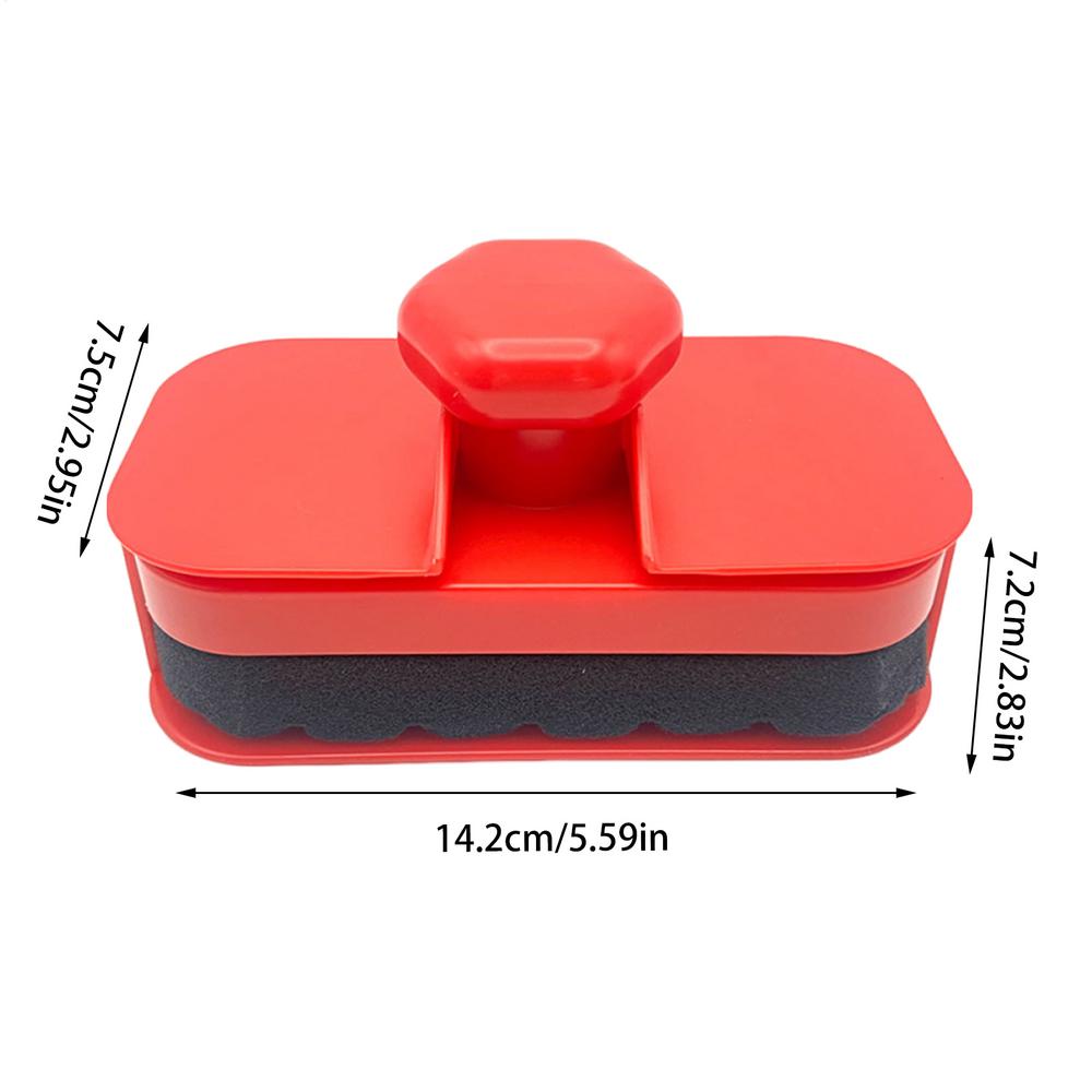 Reusable Car Tire Polish Sponge Brush with Lid, Tire Shine Applicator for Wheel Trim Interior Detailing, Car Truck SUV Cleaning