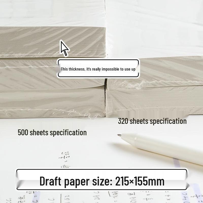 Thick Paper Milk Brick Notebook for High School Students - Ideal for Note-taking, Sketching, and Drafting