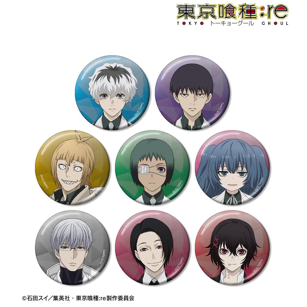 TV Anime Ghoul Trading Metallic Can Badges Box of 8 "Tokyo Re"