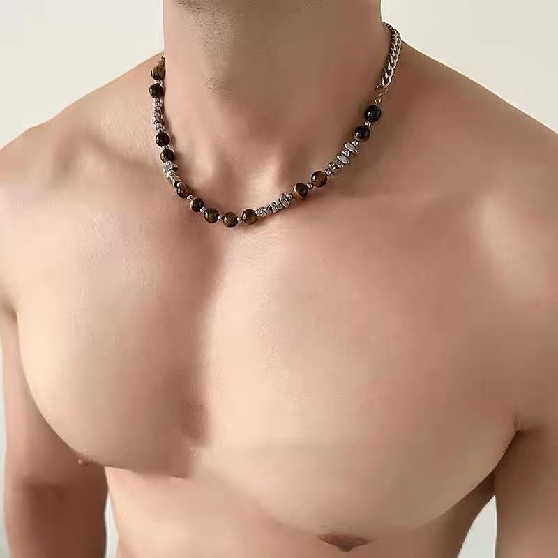 Unisex Strass Kreis Anhänger Halskette - Elegante Leichte Luxus Schlüsselbeinkette