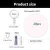 80pcs Keychain Making Kits with Assorted Tassels Double Sided Sublimation Aluminum Key Chain Blanks Accessories
