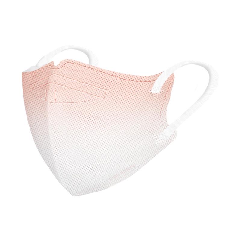 3D Farbverlauf Rouge Maske: Einweg-Gesichtsmaske für Erwachsene im Pure Desire-Stil