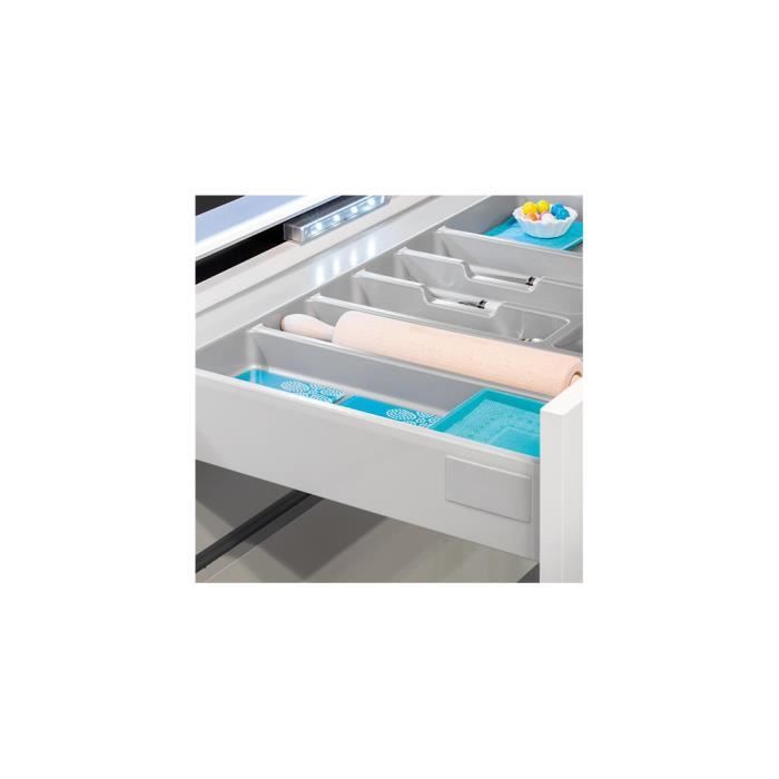 Range-couverts - emuca - optima - plastique gris - 500 mm - universel