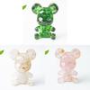 Crystal Resin Bear Car Air Vent Decor With Water Crystal And Crown For Gift Giving