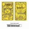 Creative Pure Gold Mobile Phone Sticker Decoration Souvenir