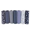 7pcs 50*50cm Cotton Fabric DIY Assorted Squares Pre Cut Bedding Kit Quarters Bundle