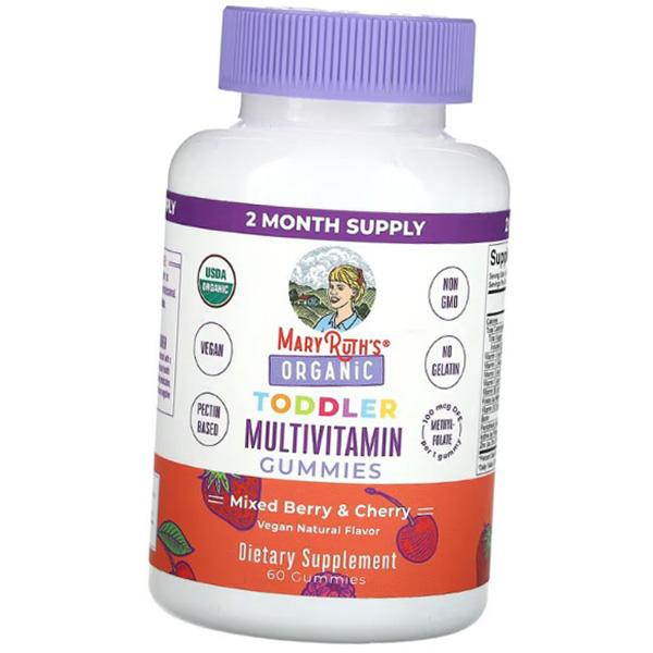 

Children s Multivitamins, Organic Toddler Multivitamin Gummies, MaryRuth s 60 tabs Berry-cherry (36685012) 60tab