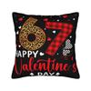 Happy 67 Valentines Day Leopard Plaid Six Seven Pillow Case  Print Pillow Cover For Office Car Home Decor Vintage Cushion Cover