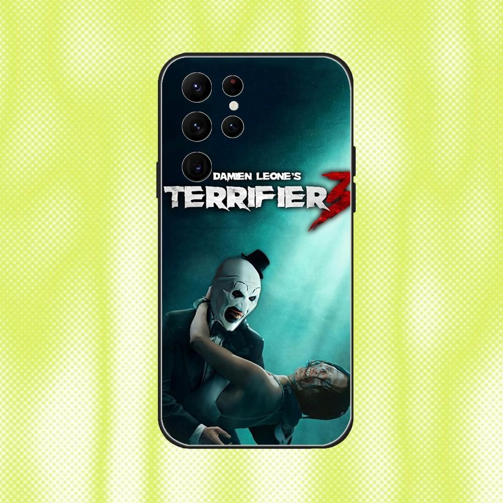 T-TerrifierS Movie Phone Case For Samsung S 25,24,23,22,30,21,10,9,Ultra,Plus,Lite,FE,4,5G Black Soft Case