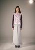Pibeuseupibeuseu Handwriting Flower Long Sleeve Top / Pink