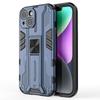 For iPhone 15 Foldable Kickstand Phone Cover PC+TPU Shockproof Protective Case