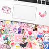 50 Cute Salamander Series Stickers, Cartoon Animal Salamander Axolotl Graffiti Sticker Diy Salamander Sticker