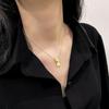 Korean Exquisite Stainless Steel Wild Hip Hop Bear Pendant Necklace Clavicle Chain Fashion Jewelry