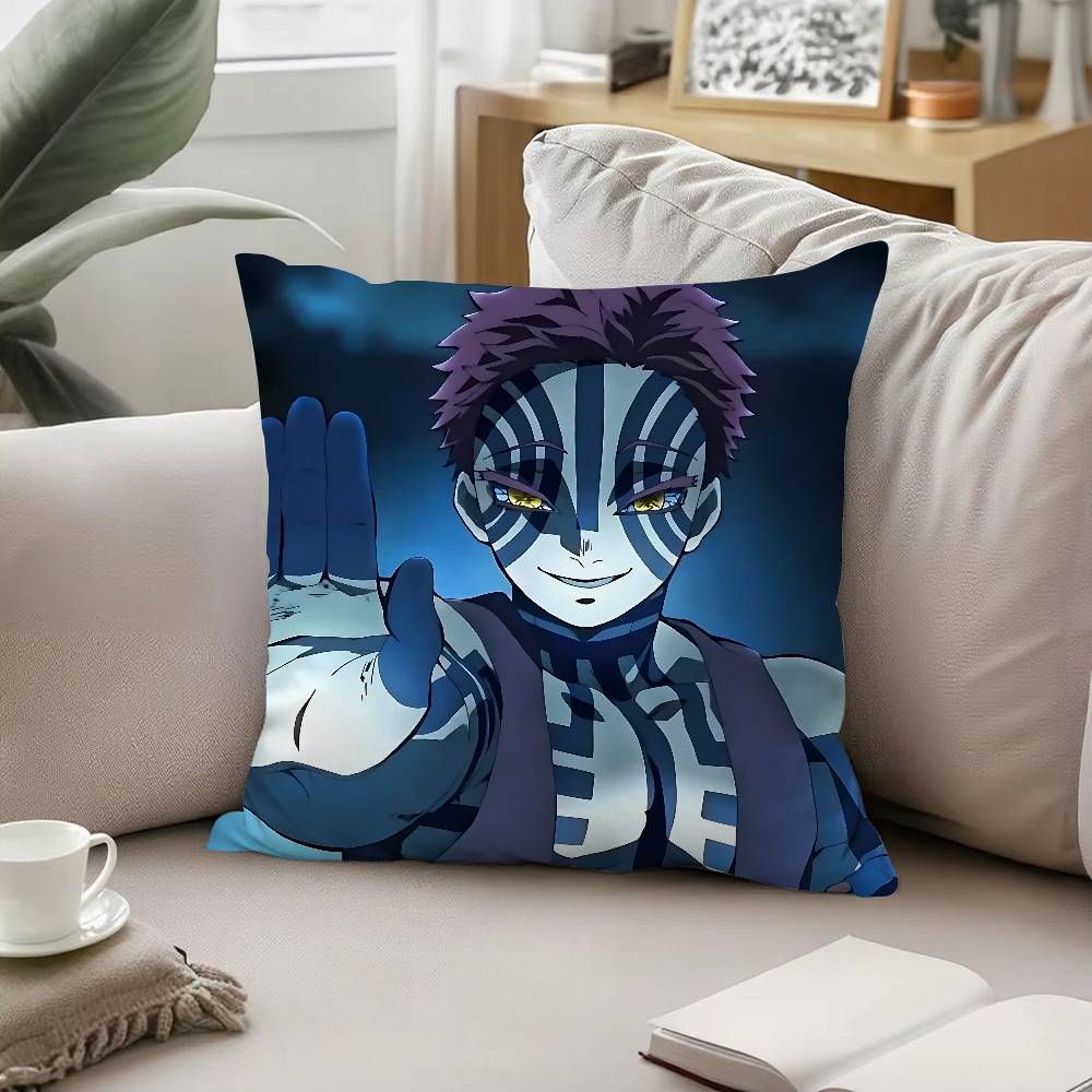 Anime A-akaza Pillow Case Cushion Cover Soft Cute Throw Pillow Case For Car Sofa Pillowcase Polyester With Zipper