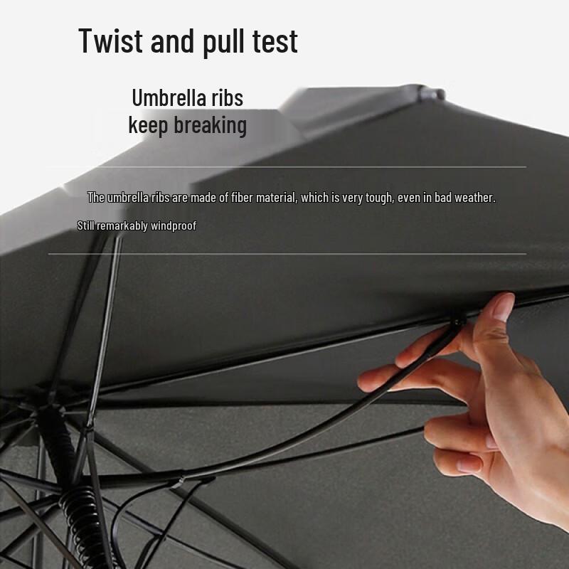 Hongye Extra Großer Automatik-Gerader Geschäftsregenschirm