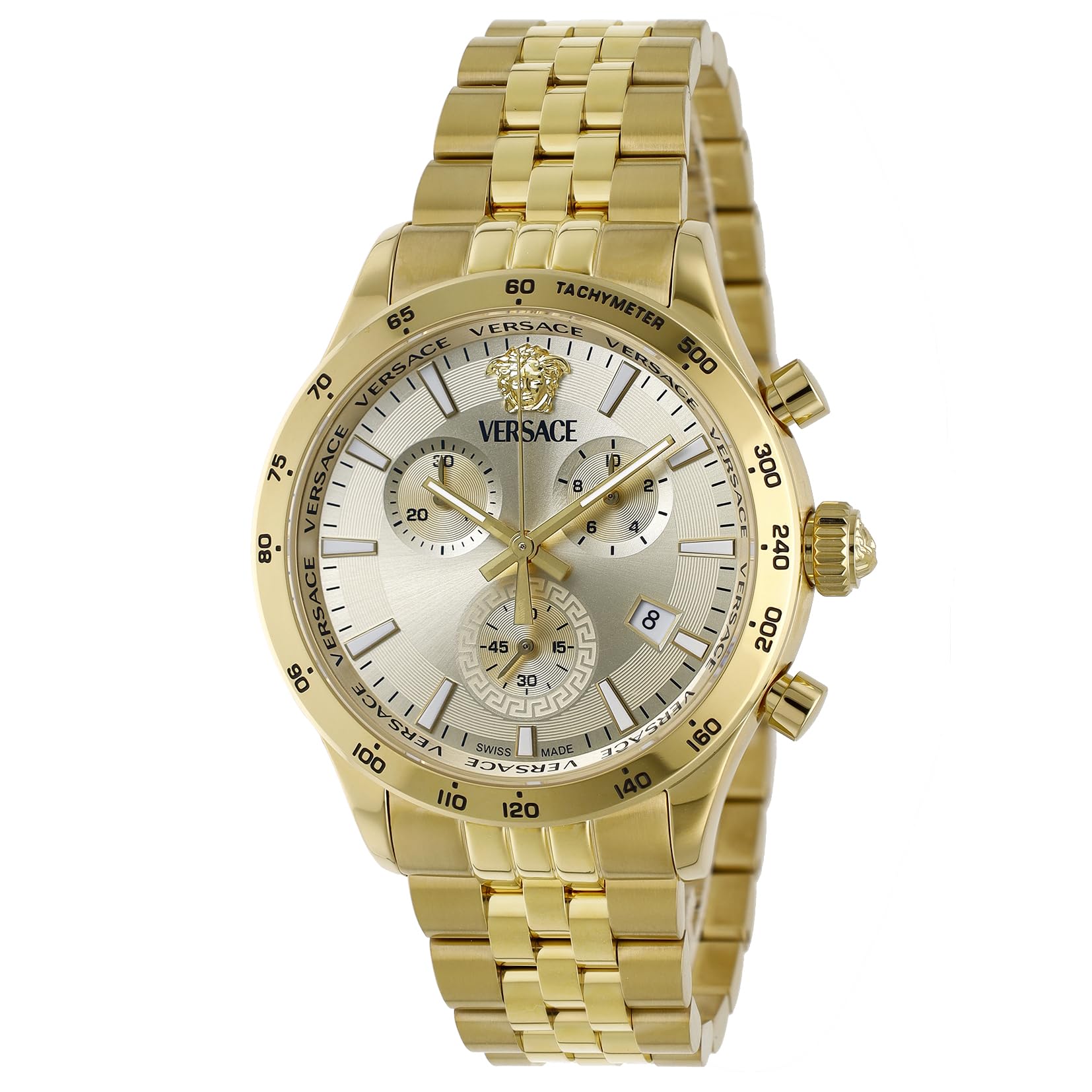 

Casual Watch Helenium VECFA0424 Gold [Versace] Men s [Item]