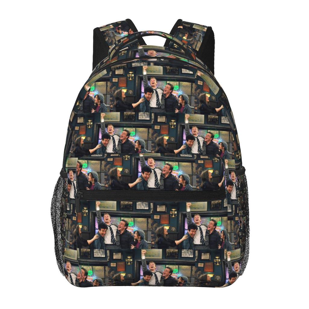 How I Met Your Mother Backpack Student Boys Girls BookBag Kids School Bag Computer Shoulder Bags for Men Women