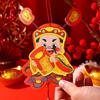 1 Set Soft Magnetic New Year Fridge Stickers Cartoon Festival Refrigerator Sticker  Refrigerator