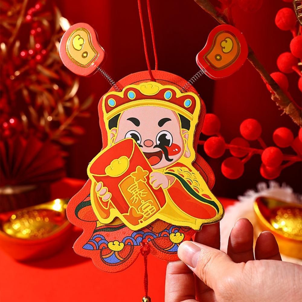 1 Set Soft Magnetic New Year Fridge Stickers Cartoon Festival Refrigerator Sticker Refrigerator