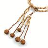 Myorenka Buddhist Prayer Beads, Nichiren Buddhist Wooden Prayer Beads, Suitable for Men and Women, 0.0 Shaku (1.5 ft), Tiger-Eyed Wood Prayer Beads +