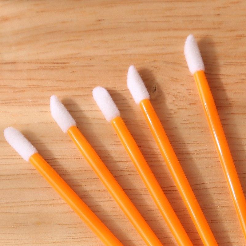 Brush Portable Mouth red lip Solid lip brush Beauty tools Disposable 100 pieces of Lip gloss lipstick Single makeup brush