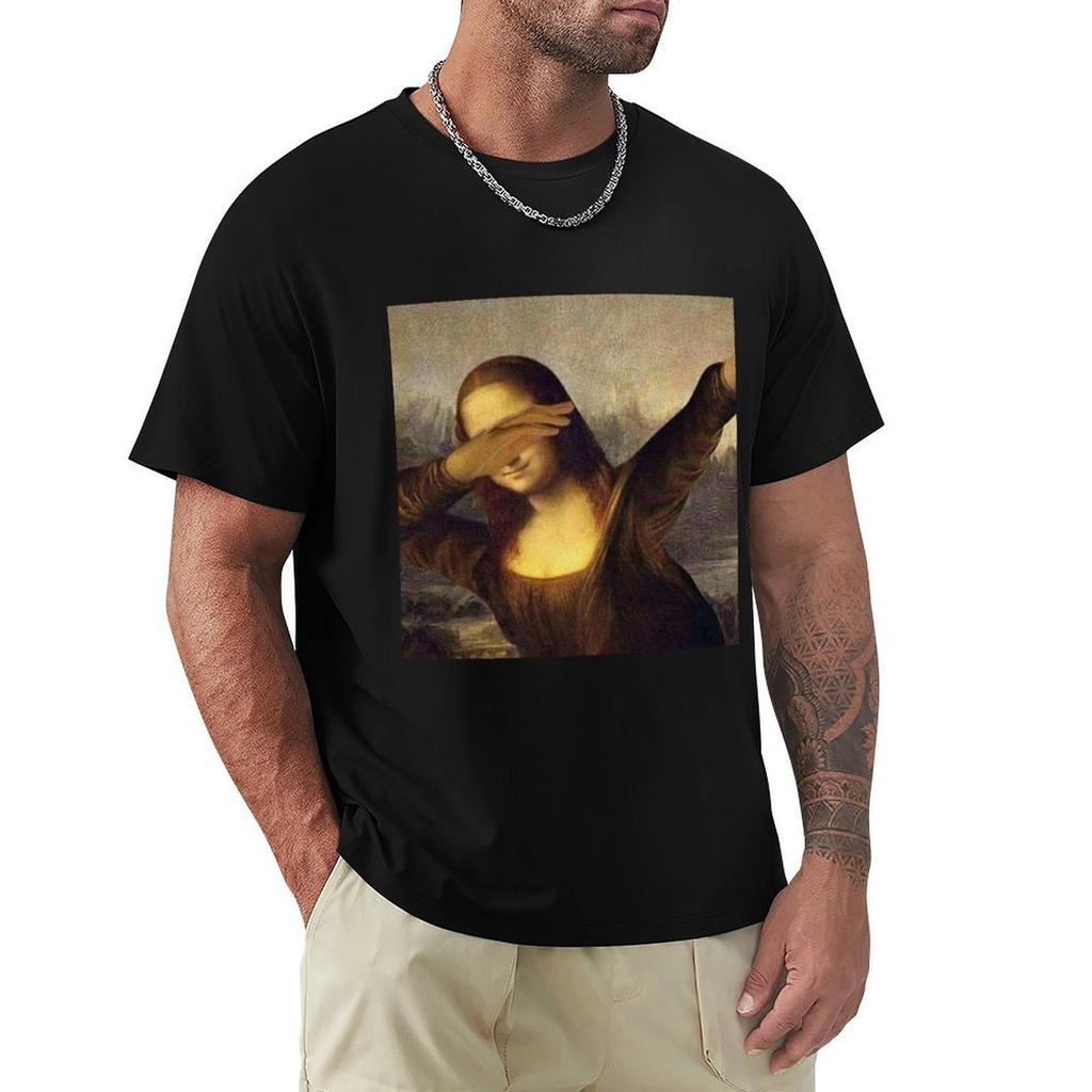 Mona Lisa DABBT! DAB! T-Shirt Anime Shirt Mann Kleidung Bluse Baumwolle T-Shirt Männer