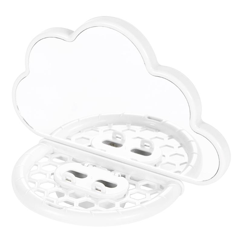E15D Clear Reflection Bird Mirror Clouds Parrots Feeders Parrots Rest Platform белый