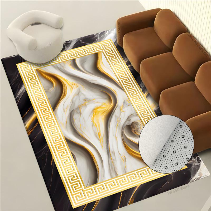Marble Geometric Carpet Large Rug In The Living Room Fashion Rug For Bedroom Bedside Coffee Table Floor Mat Sofa Carpet
