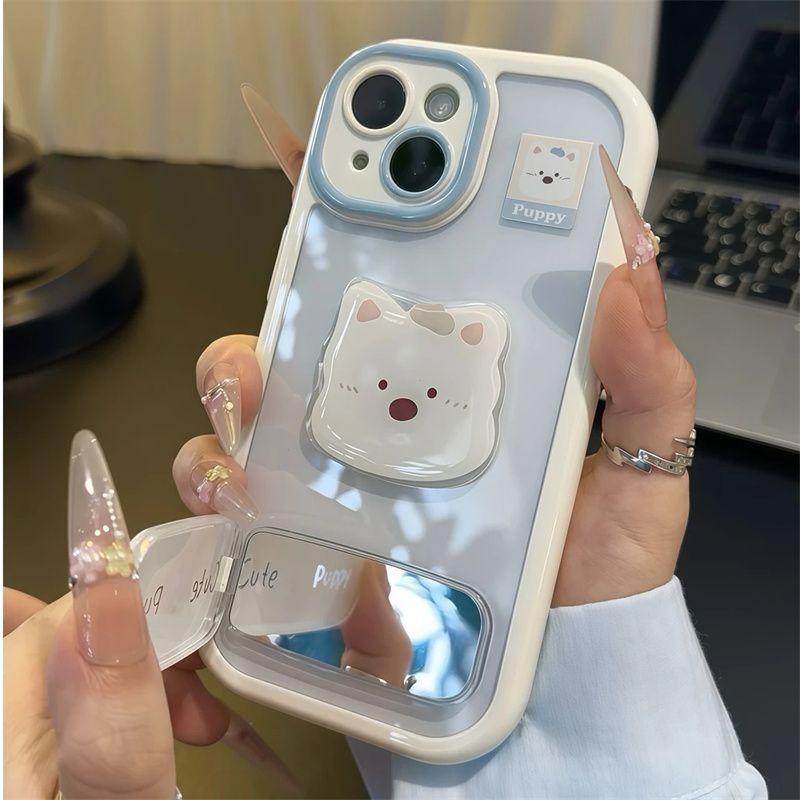 Three dimensional West Highlands Suitable for Apple 16pro Mobile Phone Case Iphone15 Women 14 Protective Case 13promax Bracket