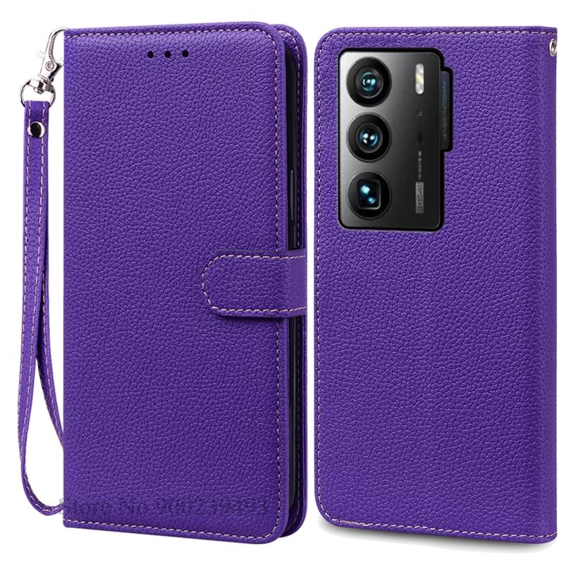 For ZTE Axon 40 Ultra Case Wallet Flip Leather Case For ZTE Axon 40 Ultra Case Silicone Book Cover Coque Fundas