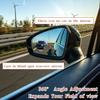 Heart Blind Spot Mirrors 2 Pack, Adjustable Wide Angle Car Side | Convex Rear View Mirror for Cars, SUVs & Trucks. Eliminates Blind Spots, Enhances