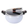 Large Capacity Non-Stick Micro-Pressure Cooker with Maifan Stone, Pumpkin Design, Ideal for Stews and Soups