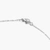 Volume Mini Flower Pendant Slim Chain Necklace (C2503-AN884_SV)