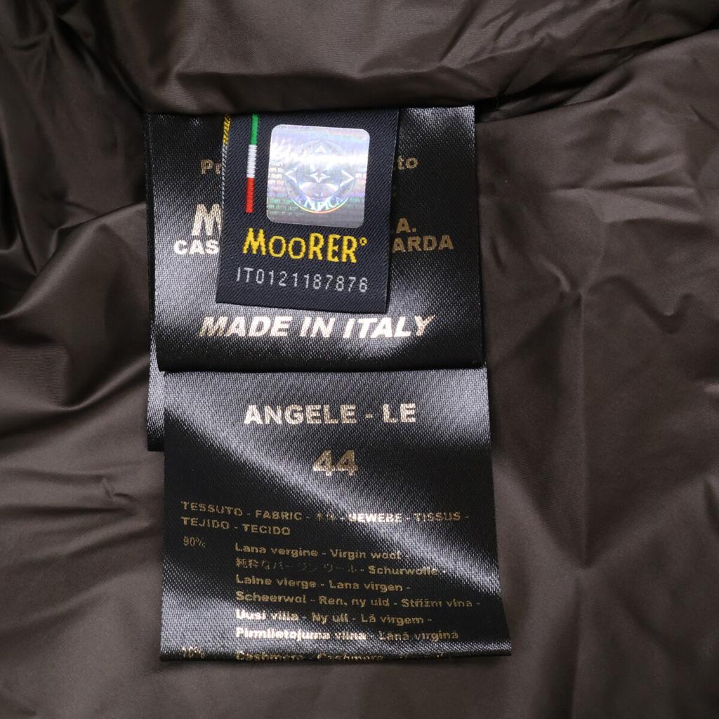 MOORER Excellent condition ANGELE-LE wool cashmere down jacket coat 44 blackUsed