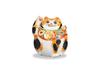 Kutani Ware Size 4 Lucky Iwataya, Cat, Long-haired Calico, AP8-1345