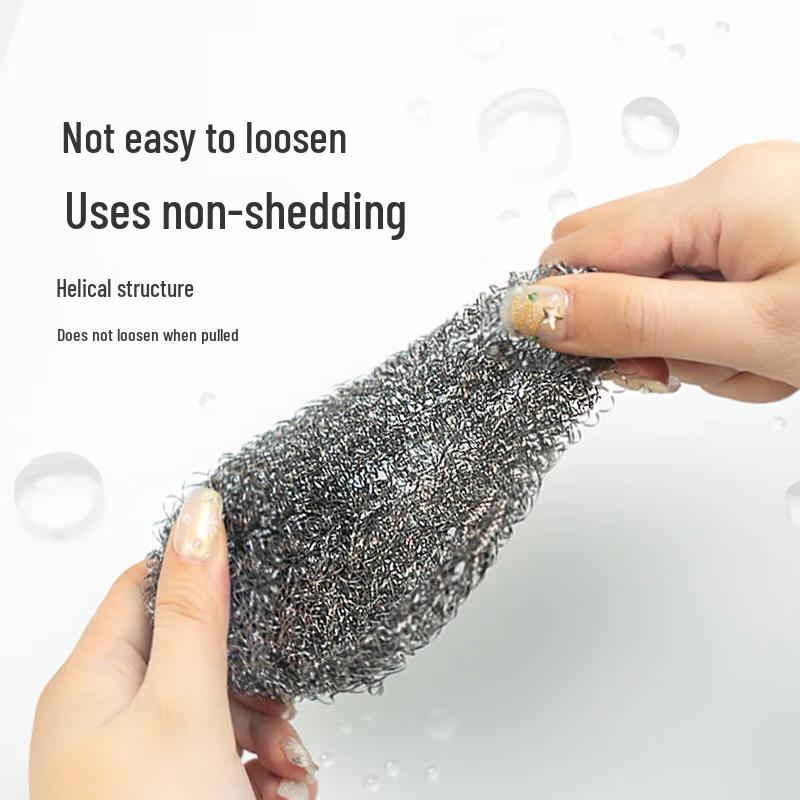 Kitchen Steel Wool Scouring Pads (100-pack)