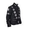 Giacca Costume di Michael Jackson Per Cosplay e Performance sul Palco in Tessuto di Poliestere Per Uso Teatrale