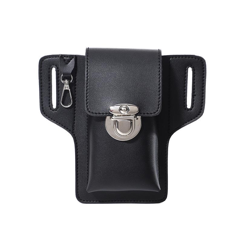 

Новый кожаный чехол для вертикальной работы можно повесить на поясную сумку для ключей. чёрный