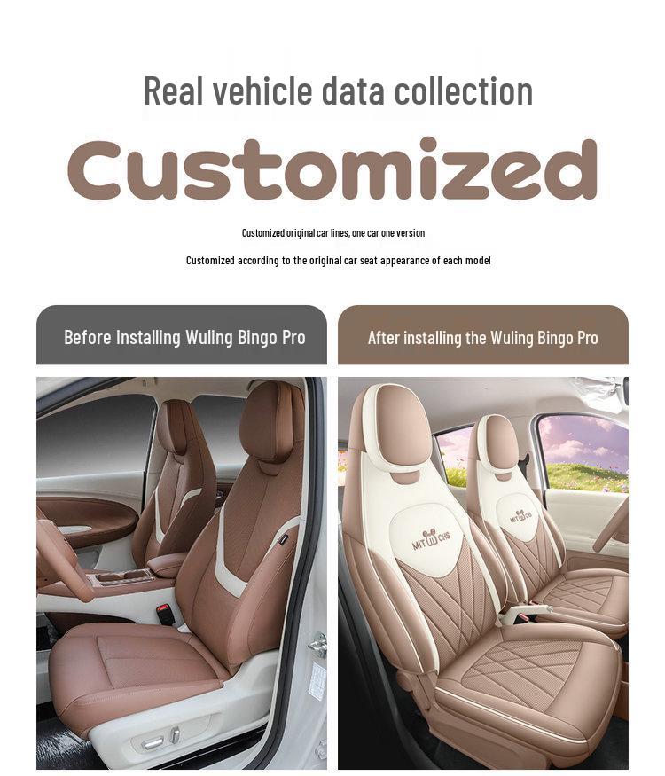 Wuling Bingo PRO 2026 All-Season Car Seat Cover - Full Coverage Cushion