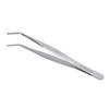 16cm Stainless Steel Tweezers 304 High Accuracy Serrated Fine Tip Tweezer for Laboratory Surgical
